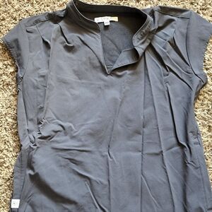 Women's Gray Top And Jogger Scrubs